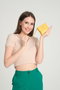 Zoozie Bags Cartera para Mujer Mini Best Amarilla Piel PU